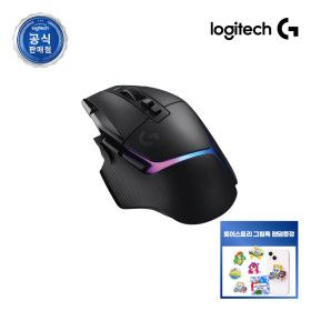 상품 이미지: 로지텍코리아 공식 G502 X PLUS 무선 게이밍 마우스 블랙  토이스토리 그립톡 랜덤증정