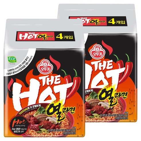 상품 이미지: 오뚜기 더핫 열라면 120g, 8개
