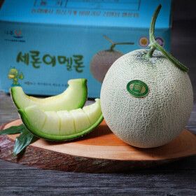 상품 이미지: (신선집중) 고당도 메론 멜론 세지농협 세지메론 정품 왕대과 5kg(2수) / GAP 인증