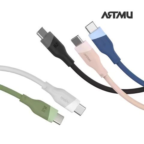 상품 이미지: 아트뮤 실키 C타입 to C 100W 240W 5A PD 고속충전 케이블