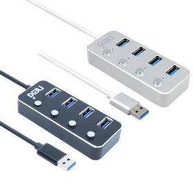 상품 이미지: USB허브3.0 멀티 스위치4포트 PC 무전원 분배기 확장