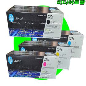 상품 이미지: HP 레이저젯 프로 MFP 3303sdw 3303fdw 프린터 499M6A 499M8A 정품 검정 칼라 토너 카트리지 W2220A 4색구매