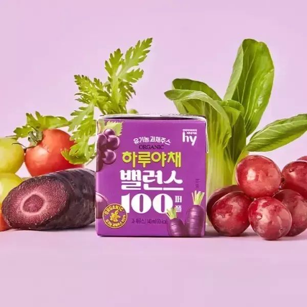 상품 이미지: [에치와이] 하루야채 밸런스100 퍼플 1BOX(24개입)