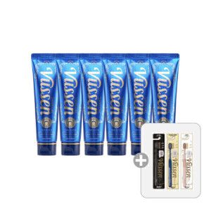 상품 이미지: 오스템 뷰센 C 충치케어치약 120g(아쿠아민트향) 6개 +뷰센 칫솔 3종(라이트 더블와이드 울트라)