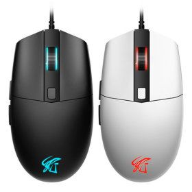 상품 이미지: ABKO HACKER A660 3325 프로 게이밍 마우스 화이트