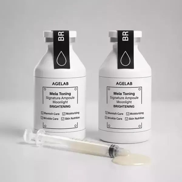 상품 이미지: [1.+1] 에이지랩 기미잡티&비타민 멜라토닝 앰플 (총2개) + 알로에수딩젤 300ml 증.정