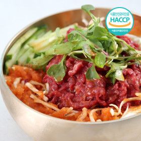 상품 이미지: (신선집중) 소소한형제 국내산 소고기 한우 육회 150g+물회육수 500g 시~원한 여름 물회육회