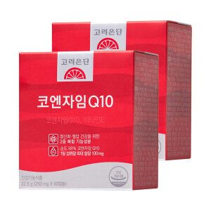 상품 이미지: 고려은단 코엔자임Q10 90캡슐 X 2개(6개월분)