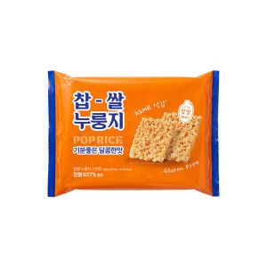 상품 이미지: 찹쌀 누룽지팝스낵 POP RICE 쌀과자 스위트 5봉