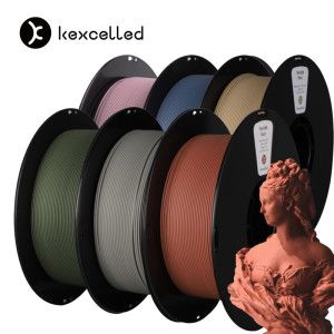 상품 이미지: 켁셀드 무광 필라멘트 매트 K5M PLA 고속 3D프린터 K5M Filament 1kg 매트 화이트