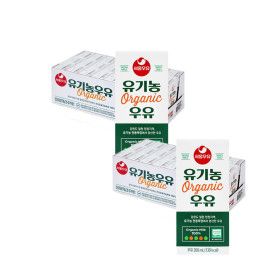 상품 이미지: 서울우유 유기농 멸균우유 200ml x 24입+24입 (2박스)