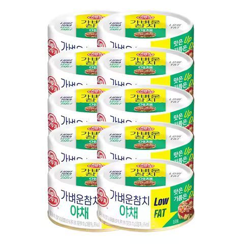 상품 이미지: 오뚜기 가벼운참치 야채 100g 10개