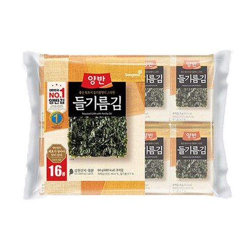 상품 이미지: 양반 들기름김 식탁, 4g, 32개