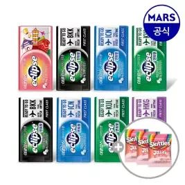 상품 이미지: 이클립스 캔디 한정판 시티 컬렉션 34gx8개입 (맛 택1)+증정 (스키틀즈젤리 2.5gx3개)
