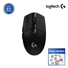 상품 이미지: 로지텍코리아 공식 G304 LIGHTSPEED 무선 게이밍 마우스 블랙 토이스토리 그립톡 랜덤증정