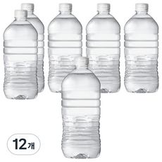상품 이미지: 아이시스 생수 화이트캡 무라벨, 12개, 1L