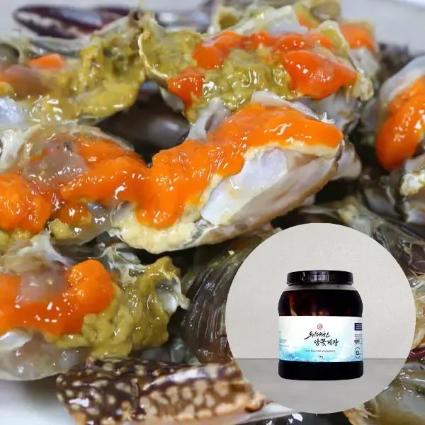 상품 이미지: 연평도 암꽃게 간장게장 3kg 5미 프리미엄 꽃게장