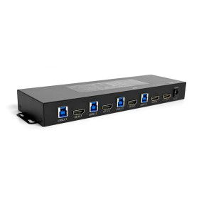 상품 이미지: HDMI 4포트 KVM 스위치 4대 PC 제어 4k 60Hz 7004KVM-4K