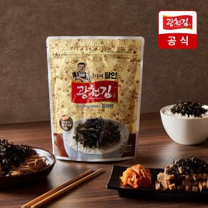 상품 이미지: 광천김 3대째 달인 순수 콩가루 김자반 60g x 5봉 / 첨가물無 고소짭짤 밥강도 주먹밥 김가루