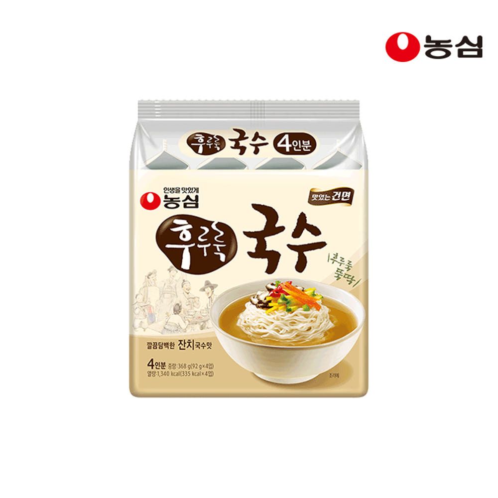 상품 이미지: 농심 후루룩국수 92g, 4개