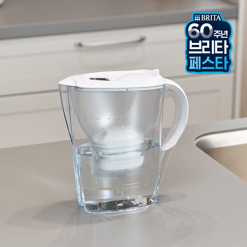상품 이미지: 브리타 정수기 마렐라XL 3.5L 화이트+기본필터 1입