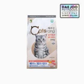 상품 이미지: (카드최종3.7만) 캐츠랑 비타플러스 전연령 대용량 고양이 건식사료 20kg