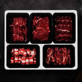 상품 이미지: (6/29 특가)소고기 1.2kg 홈파티(황제갈비200g+부채살200g+등심300g+토시살200g+우삼겹 300g)