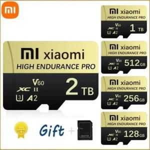 상품 이미지: Xiaomi 고속 SD 메모리 카드 2TB 1TB 클래스 10 미니 마이크로 TF 플래시 USB Pendrive SD 카드 512GB 256G