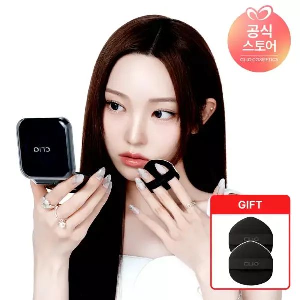 상품 이미지: 클리오 킬커버 파운웨어 쿠션 기획 [본품+리필] [GIFT] 퍼프(랜덤) 2P
