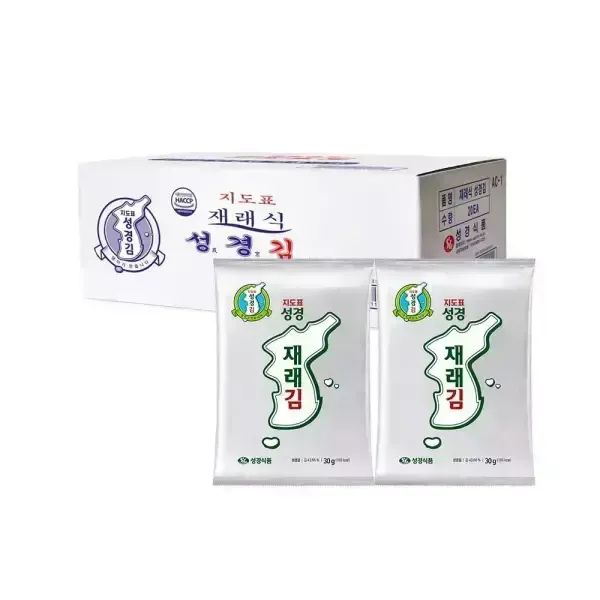 상품 이미지: [본사운영] 성경김 조미 재래 전장김 30g X 20봉 (1박스)