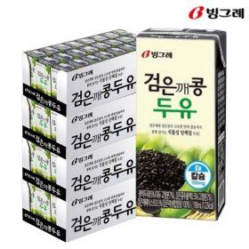 상품 이미지: 빙그레 검은깨 콩두유 190ml (96팩) 맛있는 두유