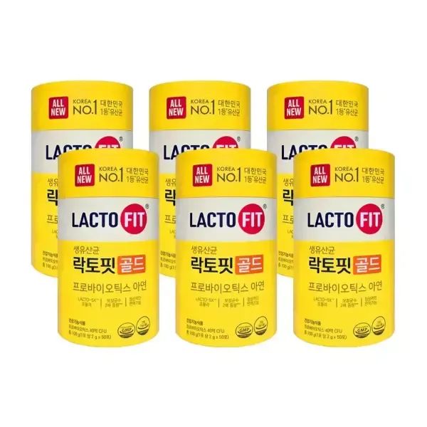 상품 이미지: 종근당건강 락토핏 골드 All New 2g x 50포 6통 (hi) 프로바이오틱스