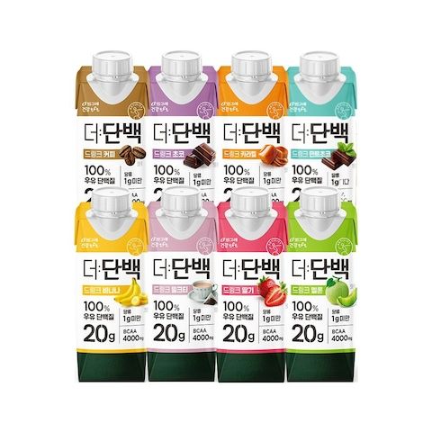 상품 이미지: 더단백 드링크 8종 18팩+18팩 골라담기 외