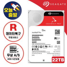 상품 이미지: IronWolf Pro 나스 하드디스크 22TB NAS HDD  ST22000NT001
