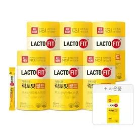 상품 이미지: 종근당건강 공식 (ALL NEW) 락토핏 골드 50포 6통 (300일분)+락토핏 골드(30포)