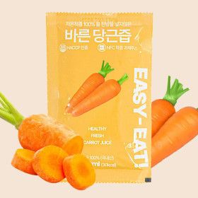 상품 이미지: 김재식박사의 저온착즙100% 더 진한 당근즙 100ml 30팩