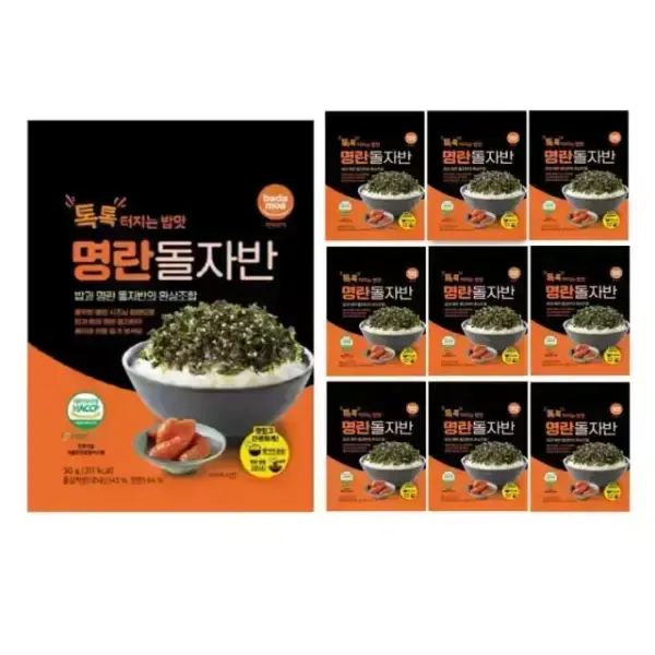 상품 이미지: 바다모아 김자반 명란 돌자반 50g, 10개