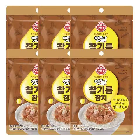 상품 이미지: 오뚜기 옛날참기름 참치 95g 6개