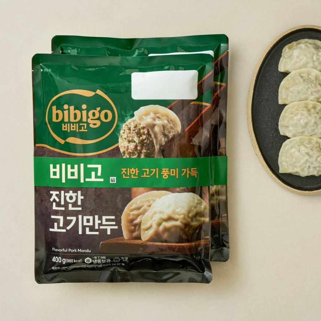 상품 이미지: 비비고 얇은피 진한고기만두 400g, 6개