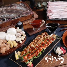 상품 이미지: 통영 자연산 바다장어 국내산 장어 240g x 3팩/6팩 + 소스 증정