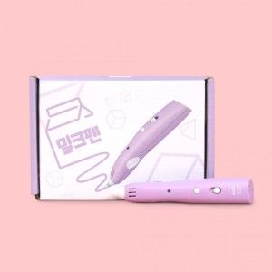 상품 이미지: 밀크펜 포도맛 보라색 저온 3D펜 무선 쓰리디펜 세트