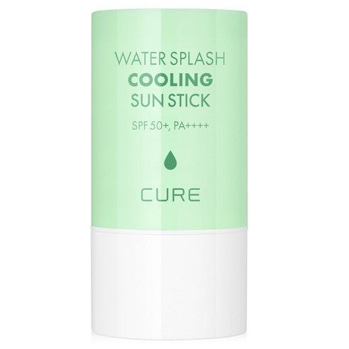 상품 이미지: 김정문알로에 큐어 워터 스플래쉬 쿨링 선스틱 SPF50+ PA++++, 23g, 1개