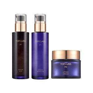 상품 이미지: 참존 탑클래스 리프팅 3종 기초세트 스킨 120ml +로션 120ml +크림 50ml 단품