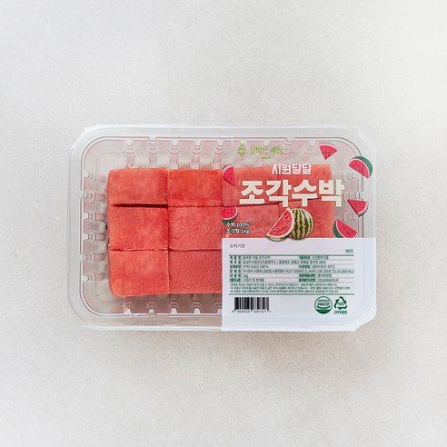 상품 이미지: 올바른과일 조각수박, 1개, 1kg