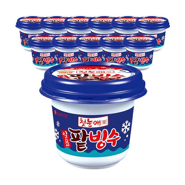 상품 이미지: [슈팅냉동] 롯데웰푸드 팥빙수 240ml, 12개