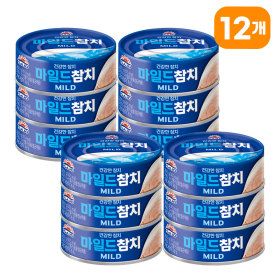 상품 이미지: 사조참치 마일드 안심따개 100g x 12개