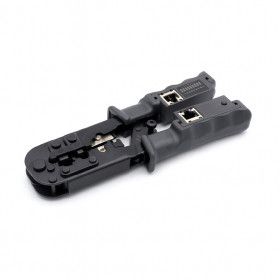 상품 이미지: 전문가용 랜테스터기 랜툴 겸용 RJ45잭 CAT5E CAT6 전화선 랜선 압착기 플러그 커넥터 랜 케이블 공구