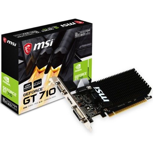 상품 이미지: MSI 지포스 GT710 D3 2GB LP 무소음