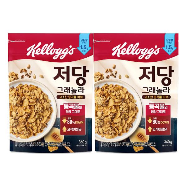 상품 이미지: 켈로그 저당 그래놀라 360g, 2개