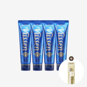 상품 이미지: (추가 할인쿠폰) 오스템 뷰센 C 충치 케어 치약 120g 4개 + 더블와이드 칫솔 1P